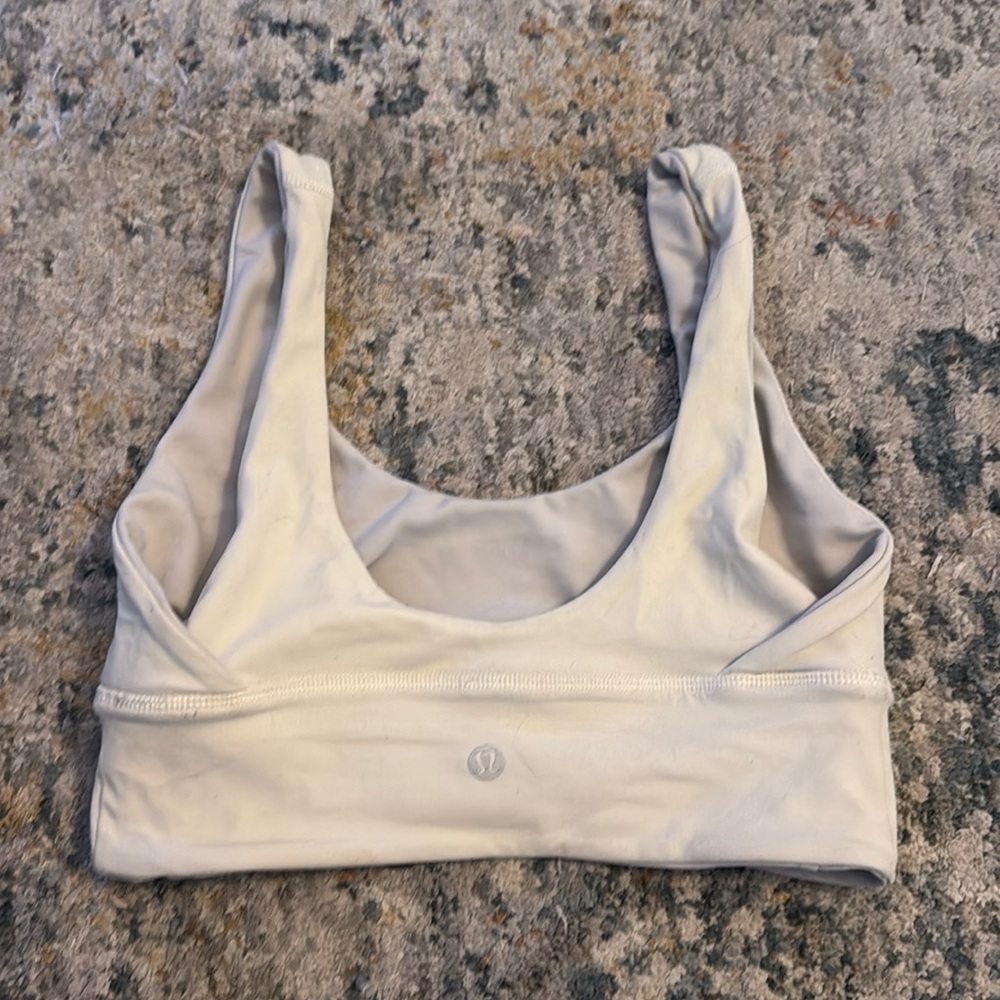 Lululemon Athletica Cream Sports Bra